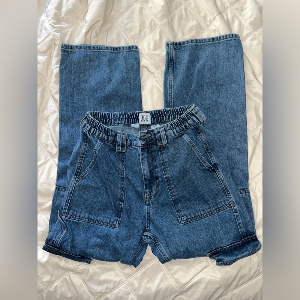 High waisted cargo BDG skate jeans
